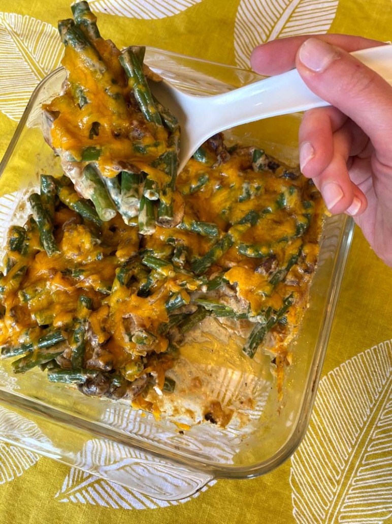 low carb green bean casserole recipe