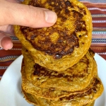 2 ingredient sweet potato pancakes - healthy, gluten-free, paleo recipe