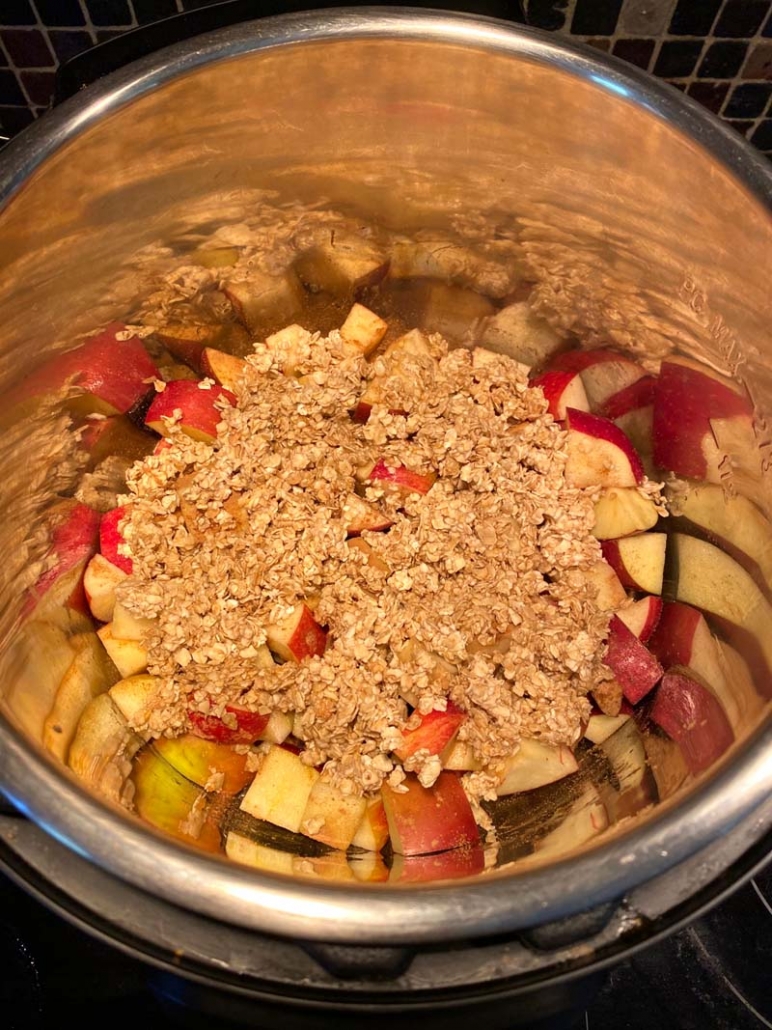 how to make apple crisp in instant pot