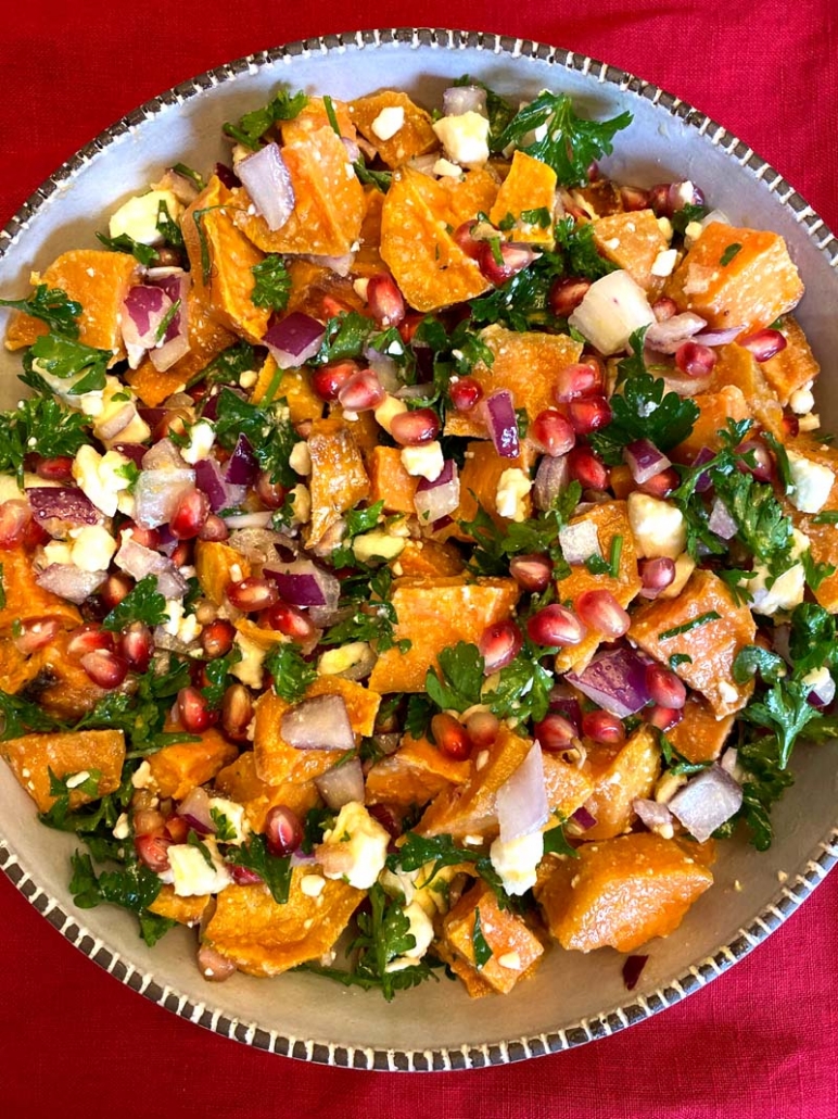 Pomegranate Sweet Potato Salad Recipe