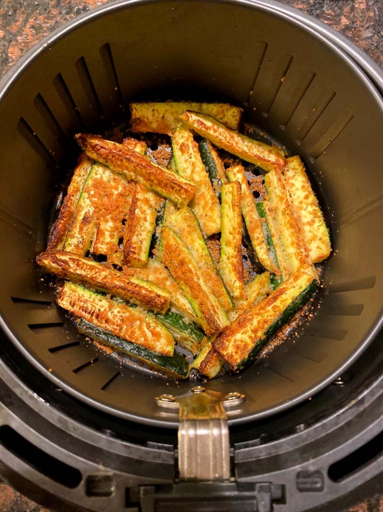 air fryer zucchini no bread crumbs