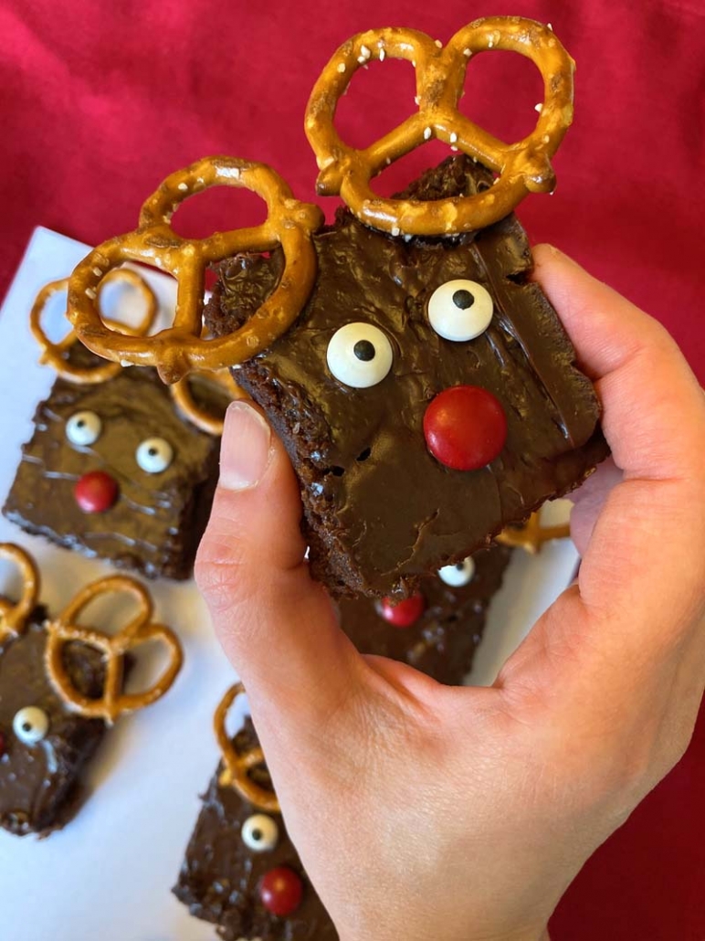 rudolph the reindeer brownies