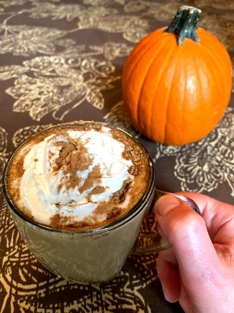low carb pumpkin spice latte
