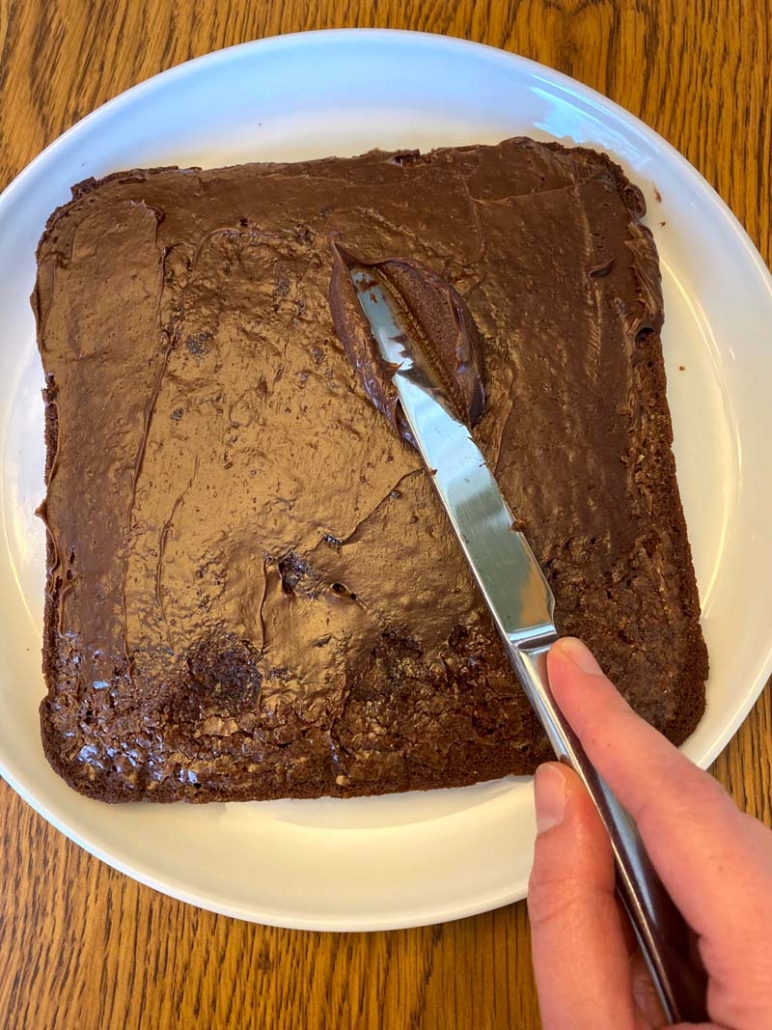 brownie chocolate frosting