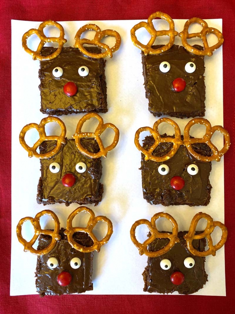 reindeer brownies
