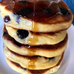 keto blueberry pancakes