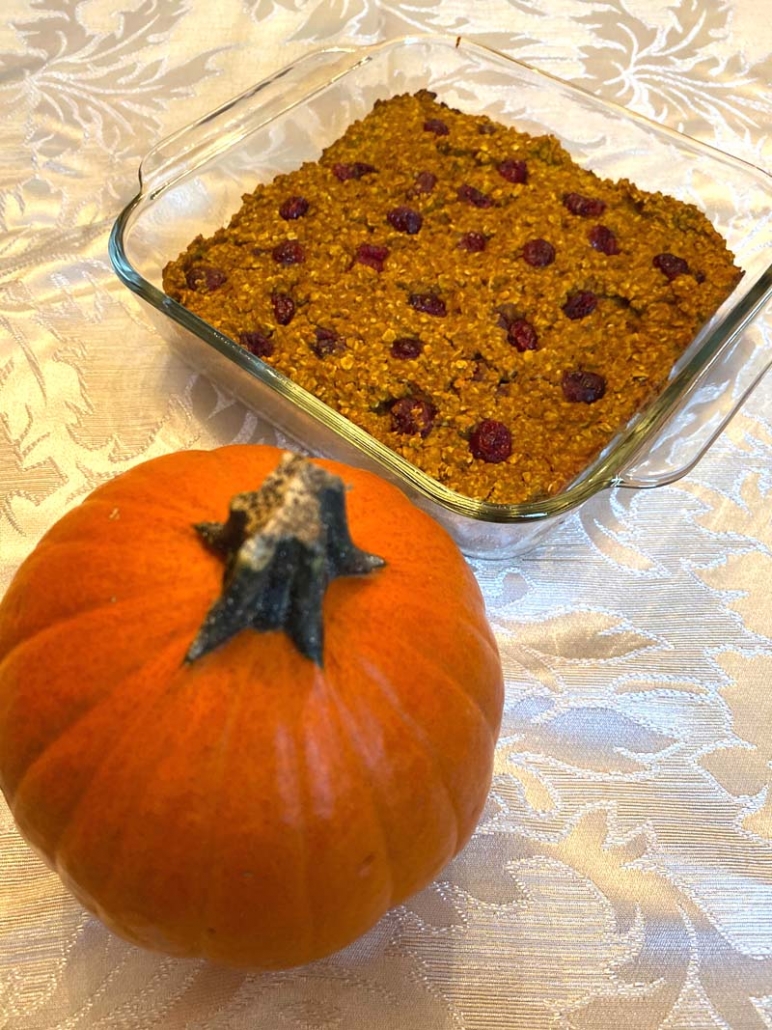 pumpkin baked oatmeal healthy gluten free