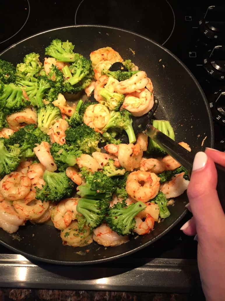 garlic shrimp broccoli stir fry