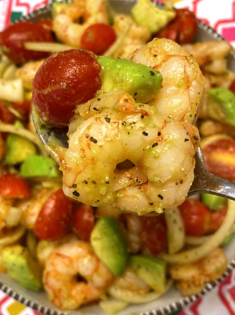 Shrimp Avocado Tomato Salad