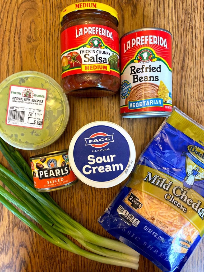 seven layer dip ingredients