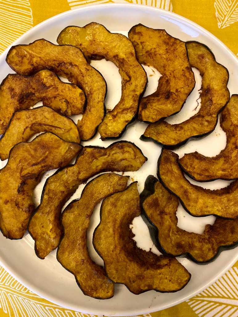 acorn squash oven fries