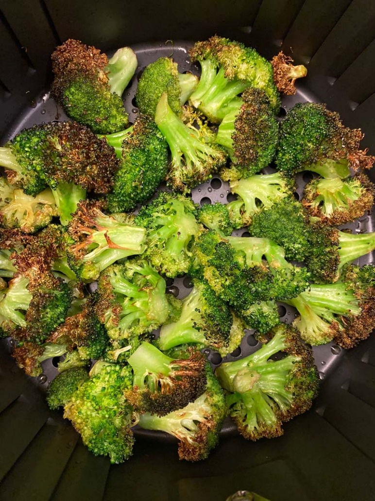 air fryer roasted broccoli