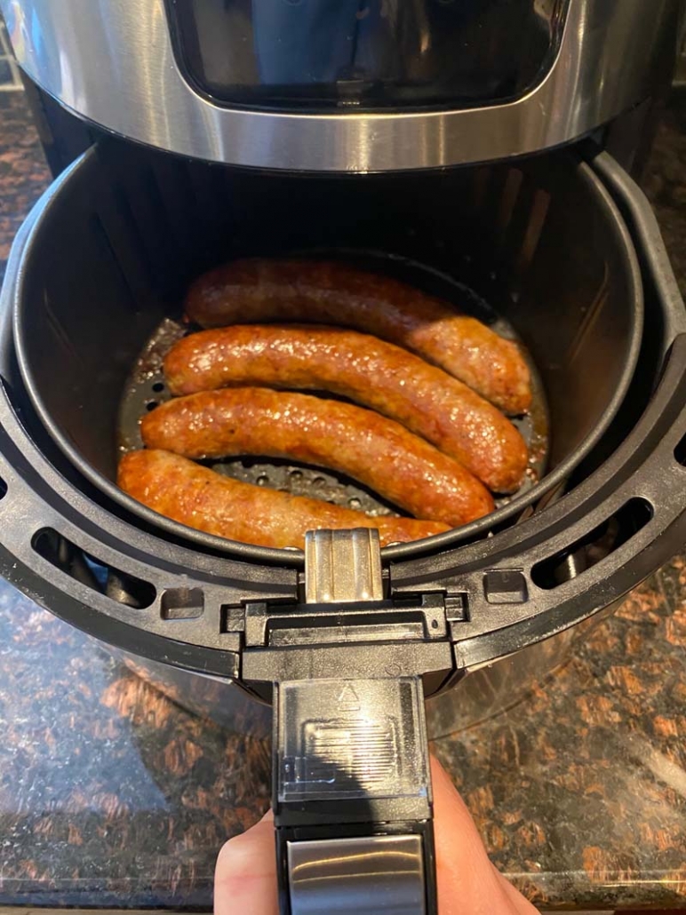 cooking italian sausages in air fryer