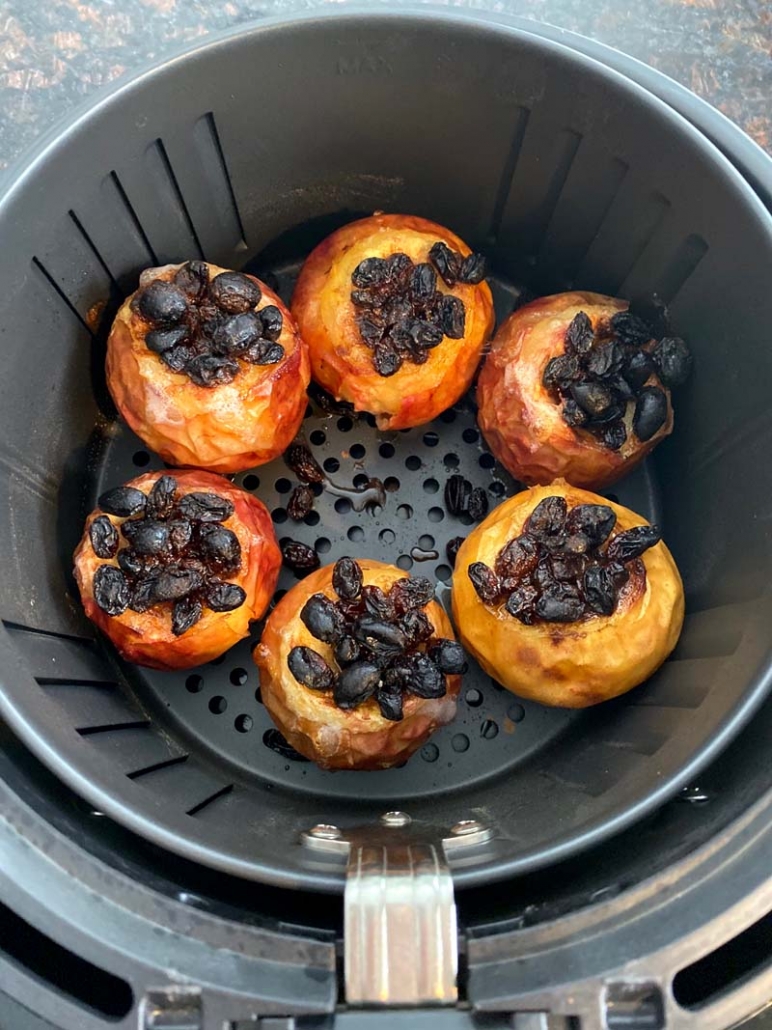 baked apples in the air fryer