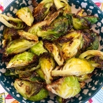 Air Fryer Roasted Brussels Sprouts