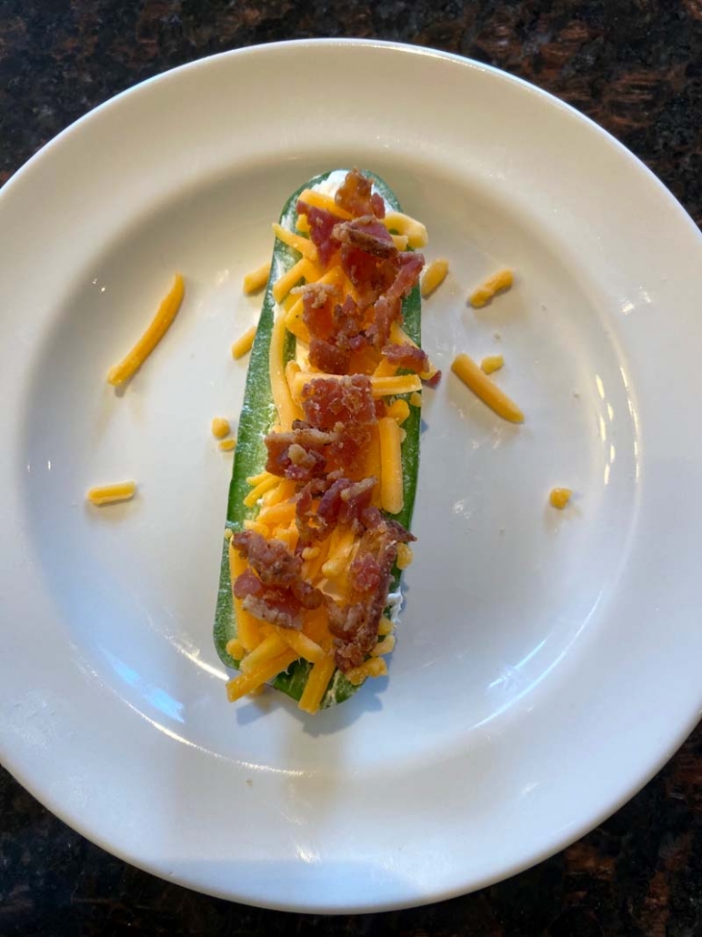 jalapeno popper with bacon bits