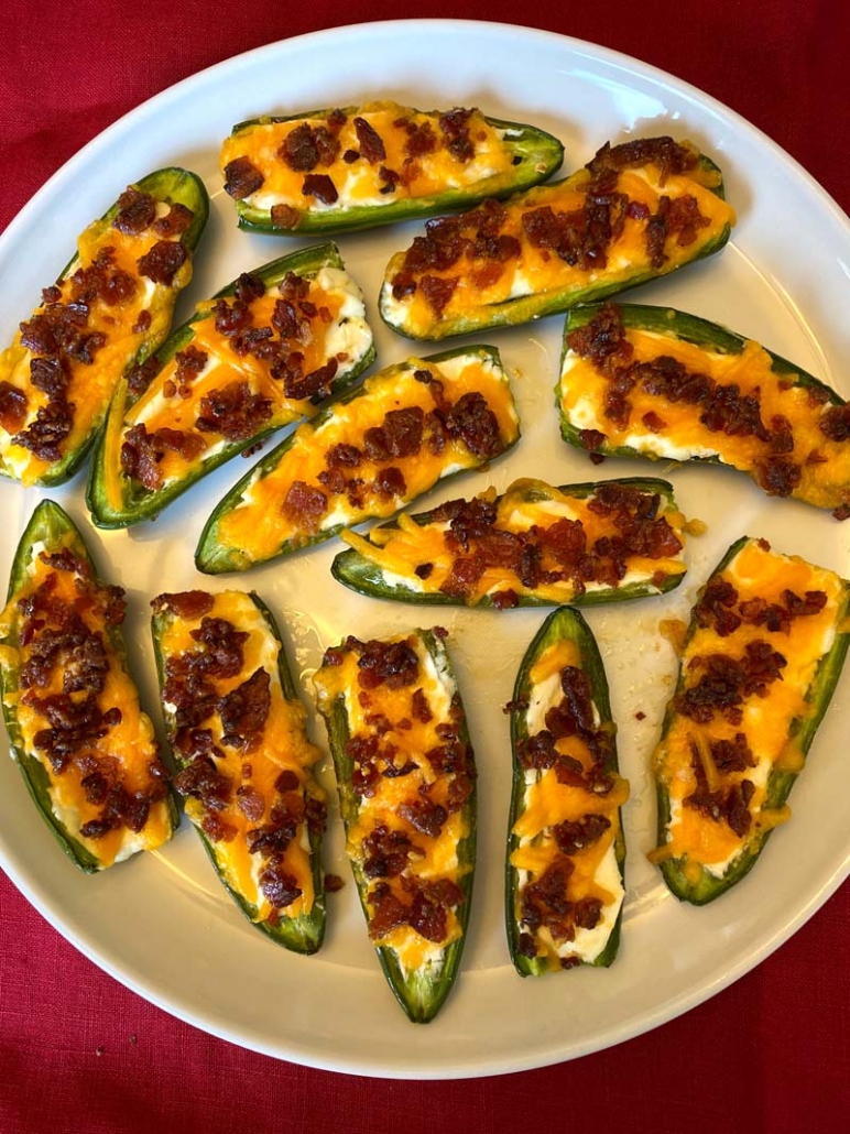 Jalapeno poppers with bacon