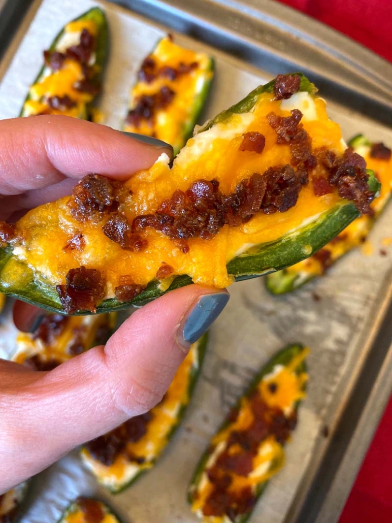jalapeno poppers with bacon and cream cheese