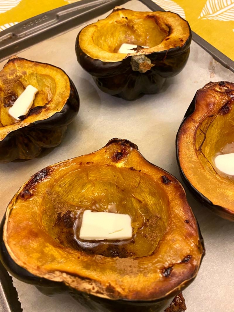 healthy baked acorn squash