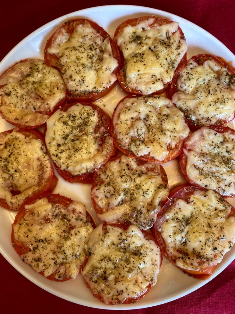 oven baked parmesan tomatoes