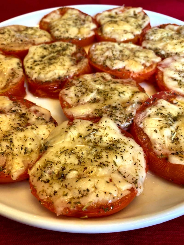 cheesy baked tomatoes