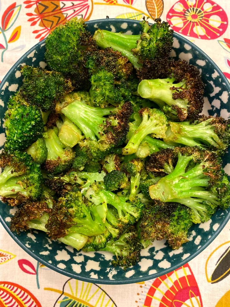 air fryer roasted broccoli