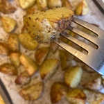roasted potatoes with skins