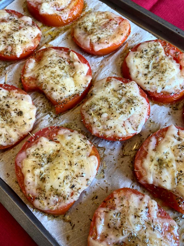 Roasted Parmesan Tomatoes