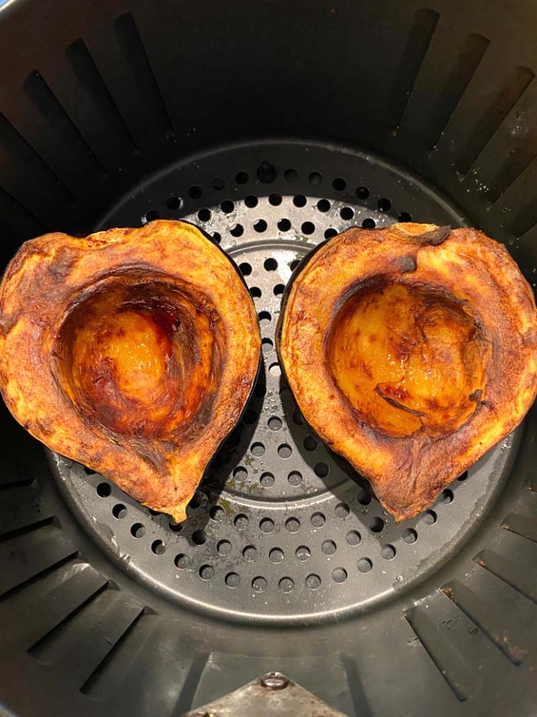 air fried acorn squash recipe