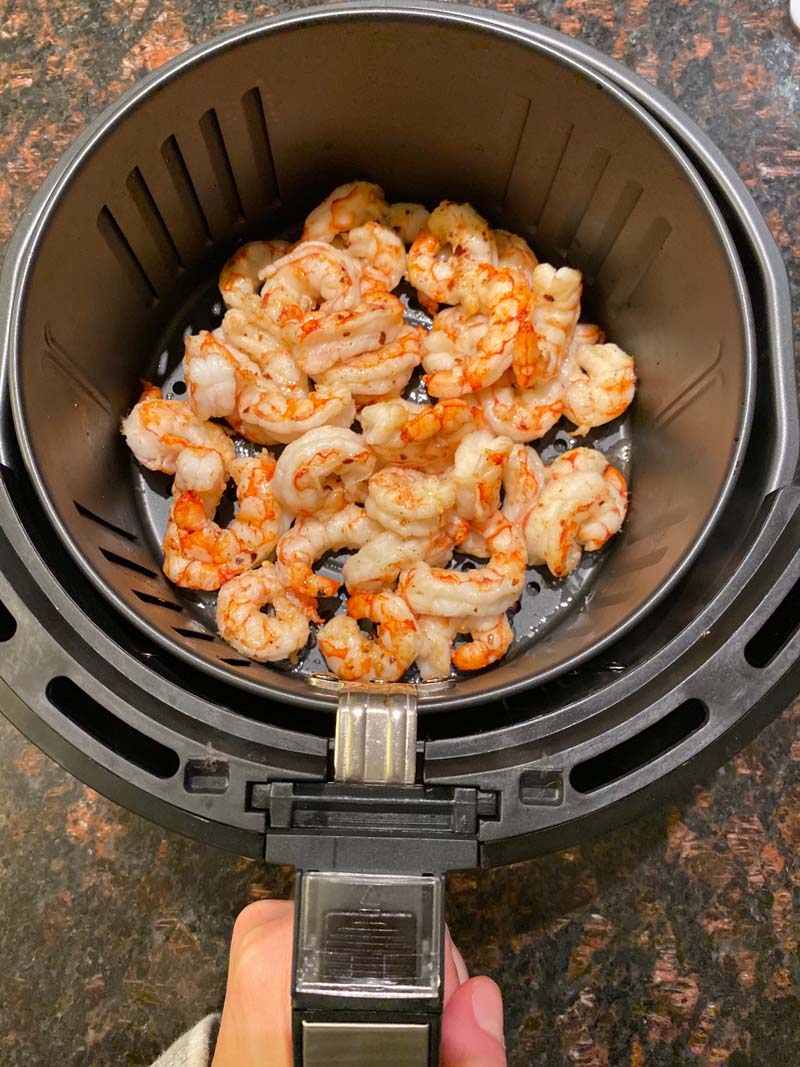 Air Fryer Frozen Shrimp Melanie Cooks