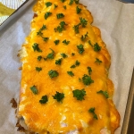 baked salmon with cheese and mayo