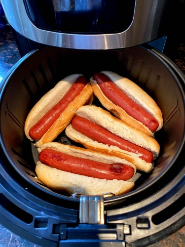 Air Fryer Hot Dogs