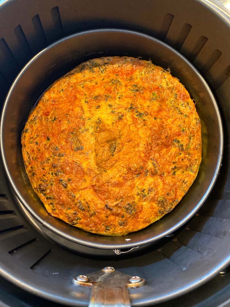 Air fryer frittata