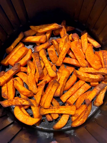 Air Fryer Sweet Potato Fries From Scratch