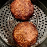 Air Fryer Hamburgers