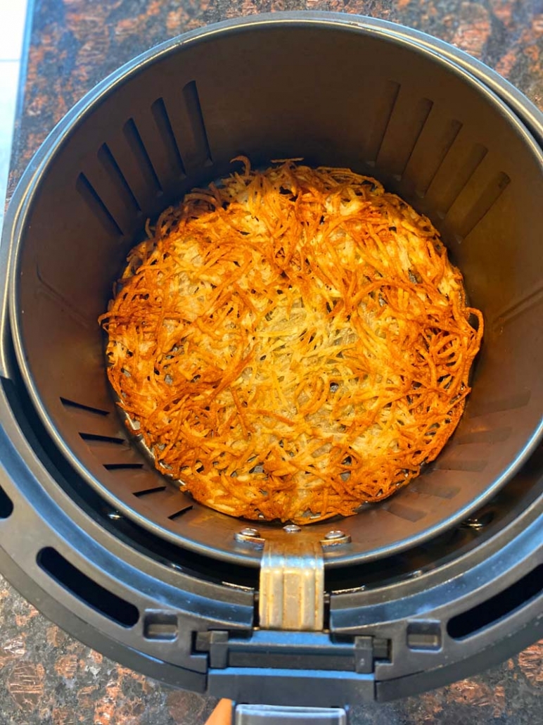 air fried hashbrowns