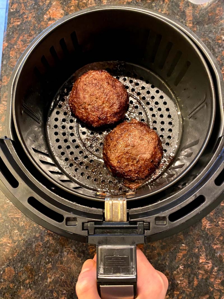 air fryer hamburger patties