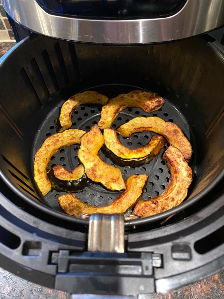 air fryer acorn squash fries