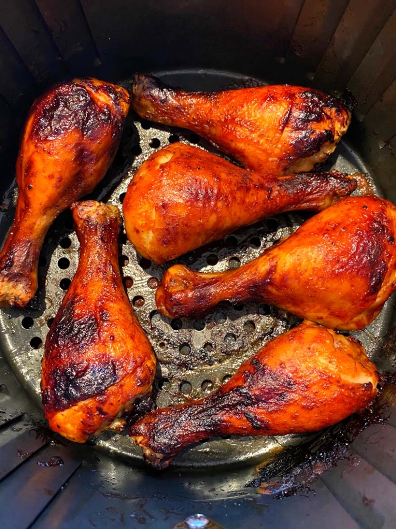 Air Fryer BBQ Chicken Drumsticks