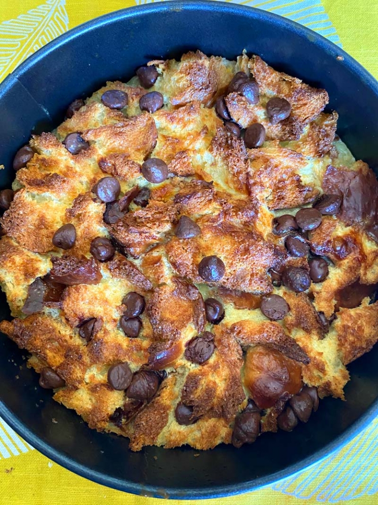 Air Fryer Bread Pudding Melanie Cooks