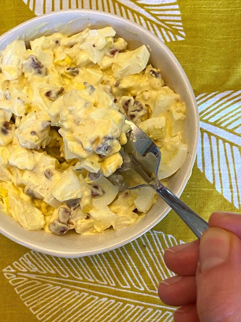 egg salad recipe with bacon bits