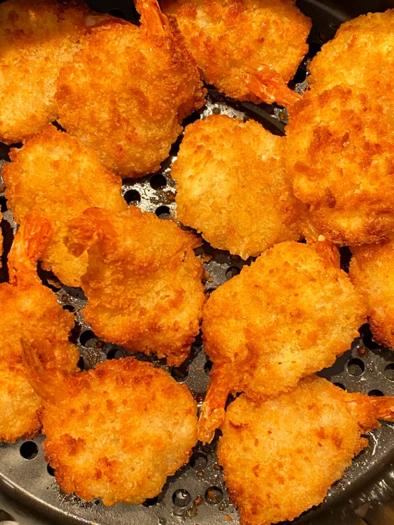 Air Fryer Frozen Breaded Shrimp