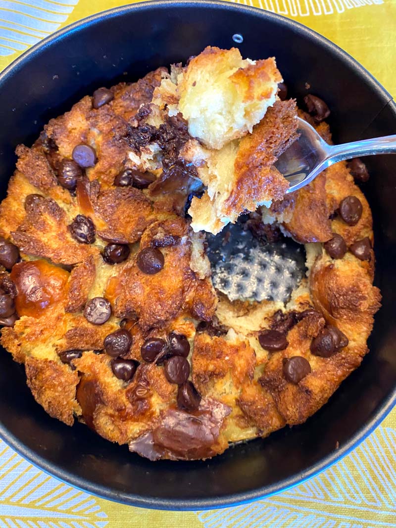 Air Fryer Bread Pudding Melanie Cooks