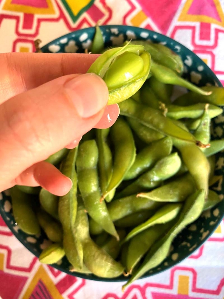 How To Cook Frozen Edamame In The Microwave Melanie Cooks