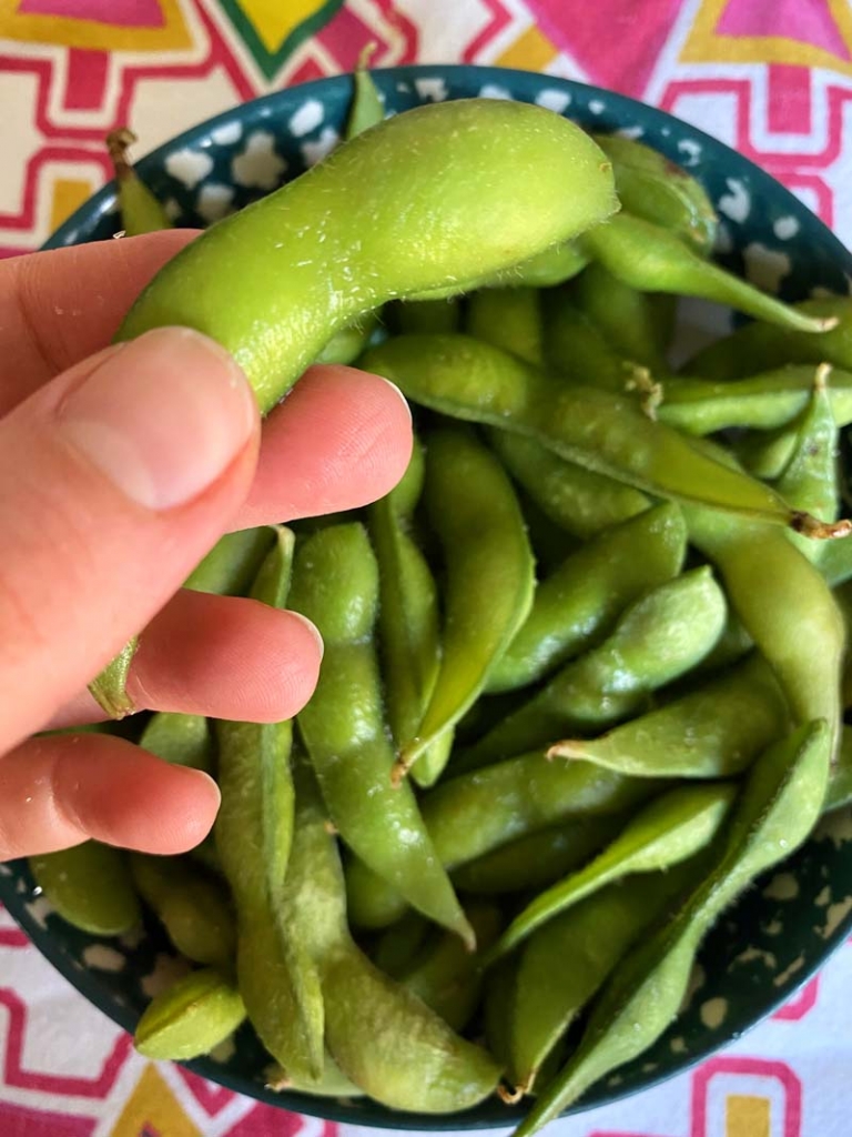 How To Cook Frozen Edamame In The Microwave Melanie Cooks