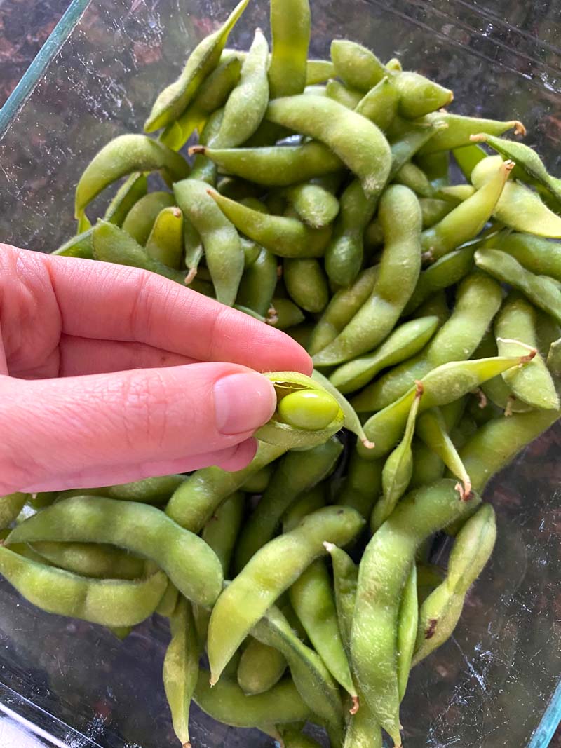 How To Cook Frozen Edamame In The Microwave Melanie Cooks
