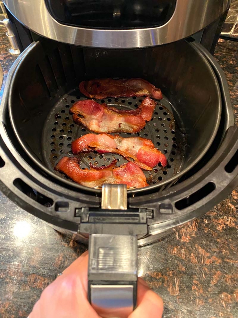 delicious bacon in air fryer