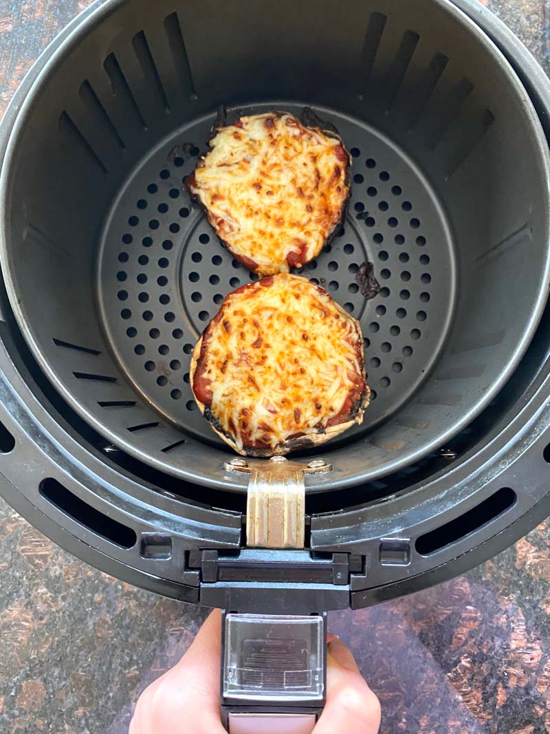 Air Fryer Portobello Pizza Melanie Cooks