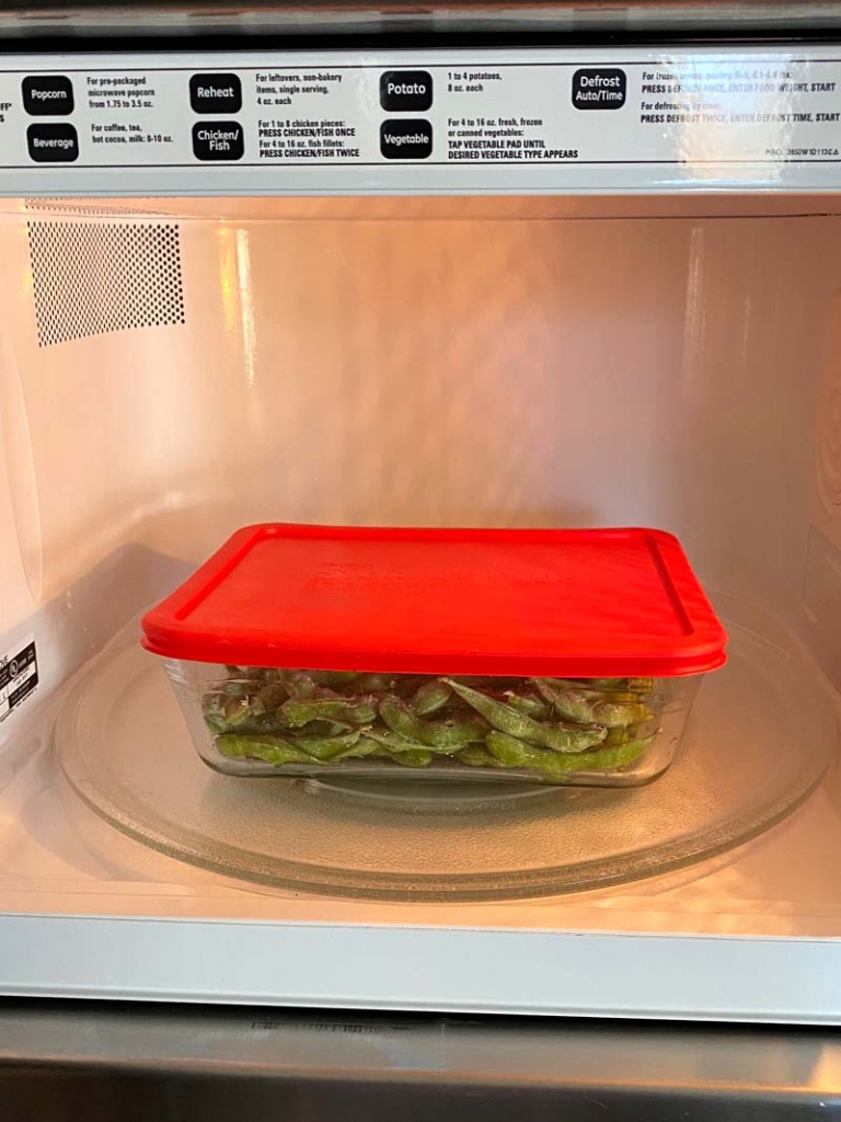 How To Cook Frozen Edamame In The Microwave Melanie Cooks