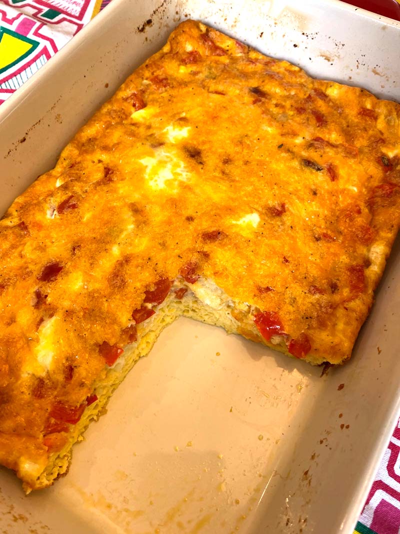 Oven Baked Egg Frittata – Melanie Cooks